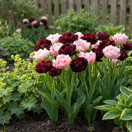 24x mezcla de Tulipa Sweet Desire - tulipán Sweet Desire mix - varios - floración primaveral - calibre del bulbo 11/12