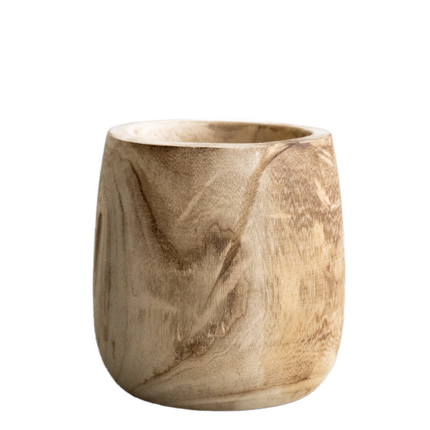 Pot Hout lichtbruin M - H25 W23