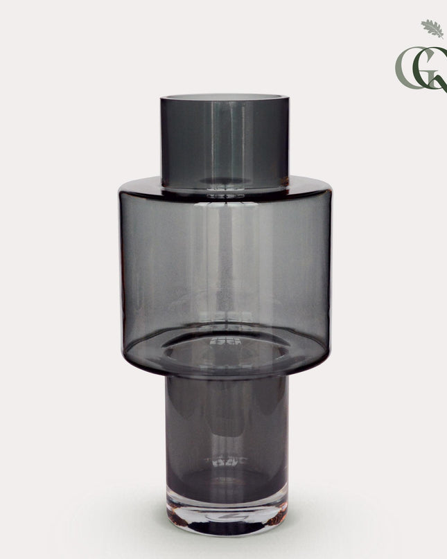 Vaas glas Juba M - H40 W20 - Grey