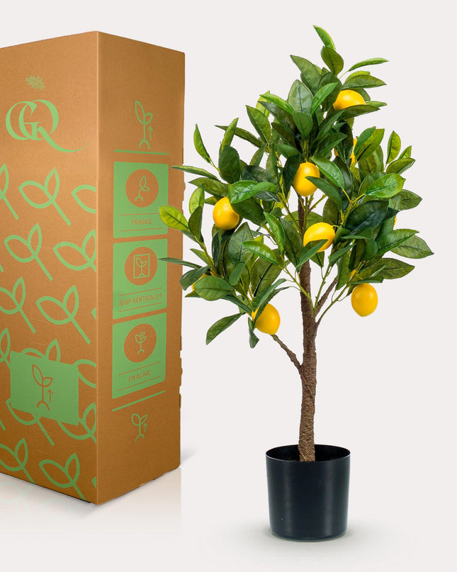 Kunstplant - Citrus Limonia - Citroenboom - ↕ 75 cm