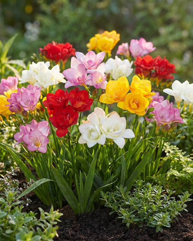 160x Freesia Double Mix – Gefüllte Freesie – Verschiedene – Schnittblume – Zwiebelgröße 5/+