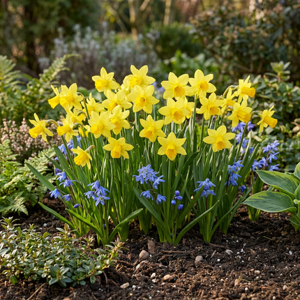 100x Narcissus Tete-A-Tete – Miniatur-Narzisse – Gelb – Frühjahrsblüher – Zwiebelgröße 10/11