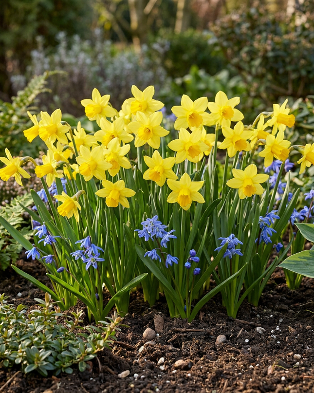100x Narcissus Tete-A-Tete – Miniatur-Narzisse – Gelb – Frühjahrsblüher – Zwiebelgröße 10/11
