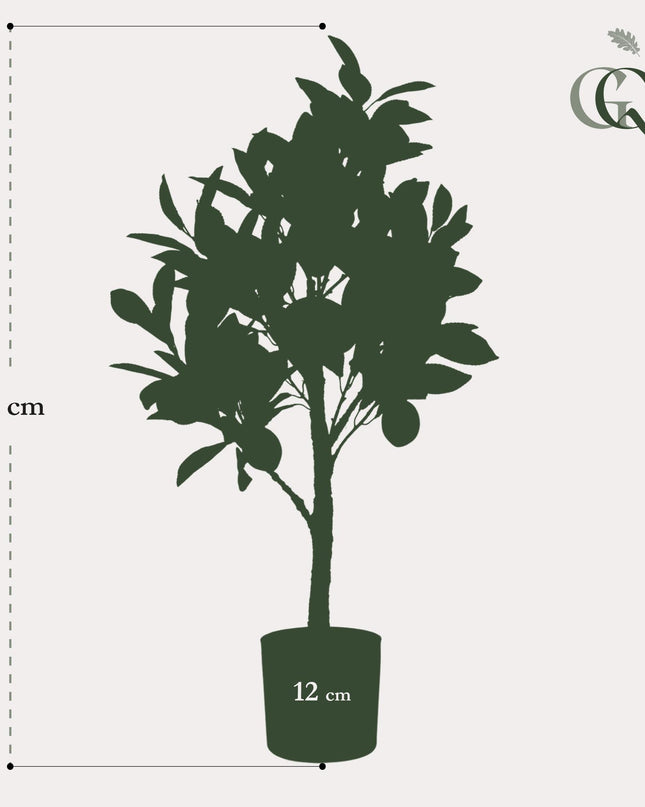 Kunstplant - Citrus Limonia - Citroenboom - ↕ 75 cm
