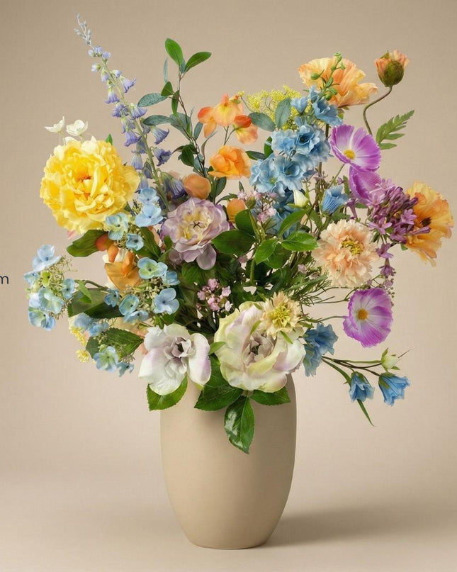 Artificial flowers - bouquet Spring Serenity Deluxe - 18 stems - ↑ 85 cm