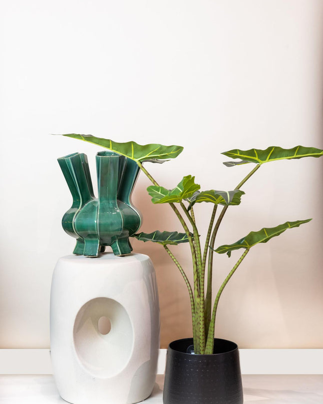 Kunstplant - Alocasia Frydek - Olifantsoor - ↕ 80 cm
